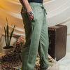 Relaxed Fit Linen-blend trousers